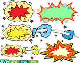 Comic Text Props Super hero clip art Pop Art Speech Bubble