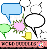 Comic Word Bubble Clip Art