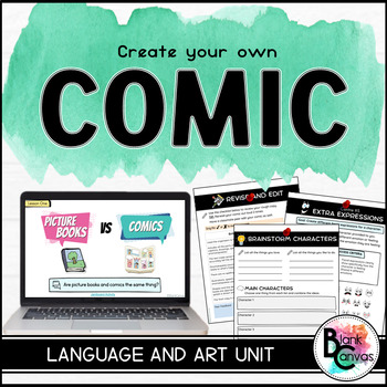 Preview of Comic Writing Unit | Grade 3 to 6