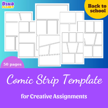 Preview of Comic create | Digital Comic Strip Template Pages for Creative Assignments