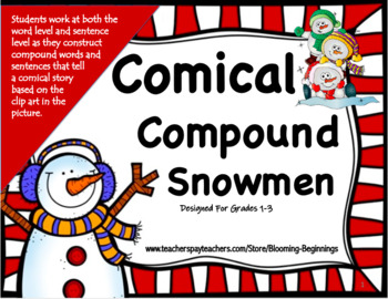 Preview of Comical Compound Snowmen