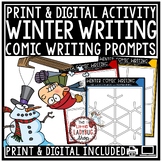 January Winter Creative Comics Writing Prompts 3rd 4th Gra