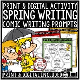 Comics March, April Spring Writing Prompts 3rd, 4th Grade 