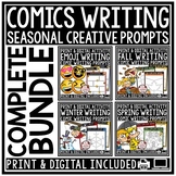 Spring Fall Winter Comic Strip Templates Writing Prompts P