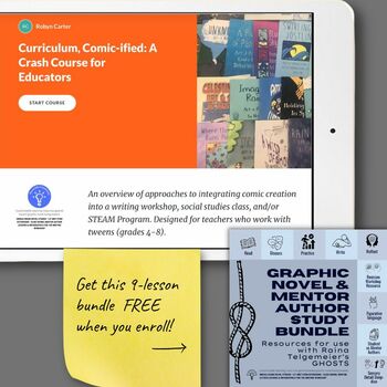 Preview of Comics in the Classroom: A Course for Educators + GHOSTS Mentor Author Bundle