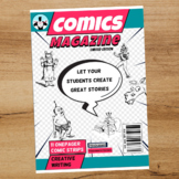 Comics: premade onepager - illustrated panels for creative