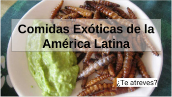 Preview of Comidas Exóticas de la America Latina (Exotic Foods from Latin America) 