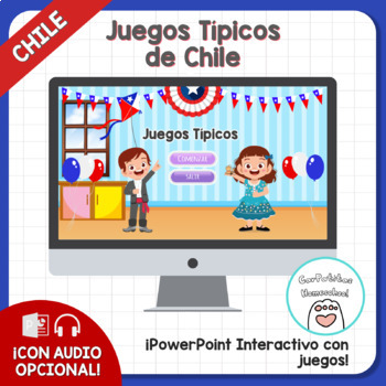 Preview of Juegos Típicos de Chile | PowerPoint Interactivo en Español