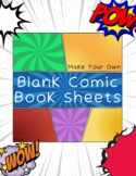 Comic Book Blanks - Get Creative and Make a Comic Landscap