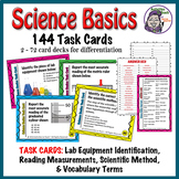 Science Method: Science Basics Task Cards for Middle Schoo