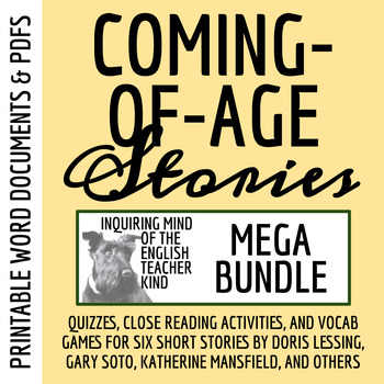 Preview of Coming-of-Age Short Story Activities Bundle for High School Readers