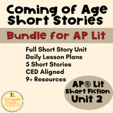 Coming of Age Short Story Unit for AP Literature--Short St
