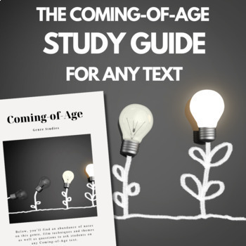 Preview of Coming-of-Age Study Genre Guide for ANY Text