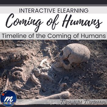 Preview of Coming of Humans Third Great Lesson Montessori Digital Edition No Logins