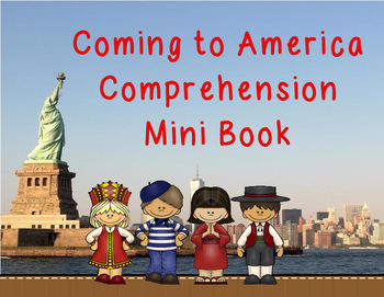 Preview of Coming to America Comprehension Mini Book