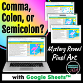 Comma, Colon, or Semicolon? | Mystery Picture Pixel Art Pu