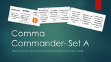 Comma Commander Card Game- Set A