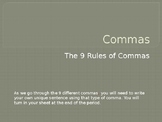 Comma Powerpoint - 10 Different Types