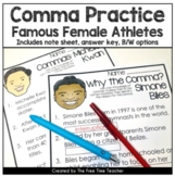 Comma Practice Worksheets, Notes, & Answer Keys - Famous F