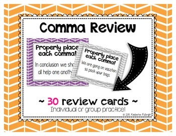 Preview of Comma Review
