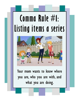 Preview of Comma Rules