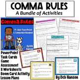 Comma Rules: A Bundle of Activities