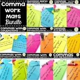 Comma Rules Centers Scoot Activity Work Mats BUNDLE ELA TEST PREP