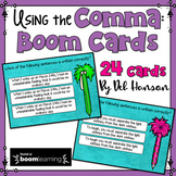Comma Rules Digital Task Cards: BOOM Cards