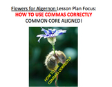 Comma Rules in Writing - Flowers for Algernon Lesson Plan,