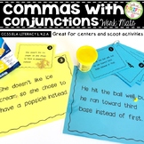 Comma Rules with Conjunctions Work Mats for Centers & Scoo