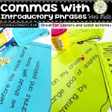 Comma Rules with Introductory Phrases Work Mats for Center
