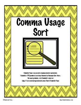 Preview of Comma Sort