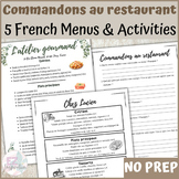 Commandons au restaurant - Five Authentic French Menus and