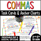 Commas Activities | Commas Task Cards | Commas in a Series