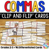 Comma Rules Practice Task Cards Using Commas in a Series, 
