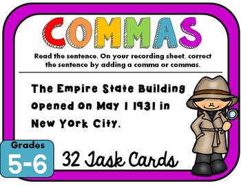 Preview of Commas