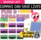 Commas Can Save Lives, Fun PowerPoint In-Class Activity *UPDATED*