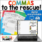 Commas - Comma Rules - Comma Worksheets and Anchor Charts