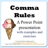 Commas Power Point - Rules and Practice