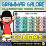 Commas PowerPoint Game Show for 3rd Grade