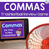 Comma Rules Trashketball Review Game - Punctuation Activit