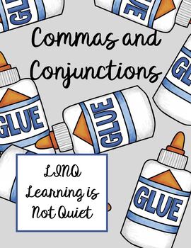 Preview of Commas and Conjunctions (Strategies, Games, Activities, Coloring, Practice)