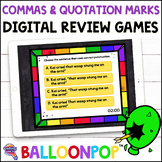 3rd Grade Commas and Quotation Marks Digital Grammar Revie