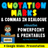 Quotation Marks PowerPoint / Google Slides, Worksheets, & More