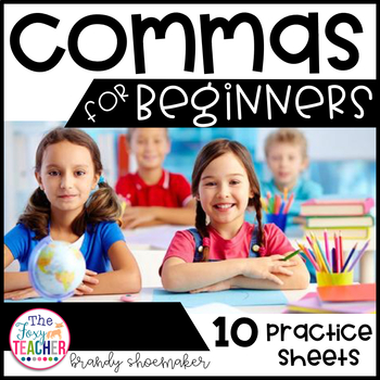 Preview of Commas for Beginners Practice Sheets