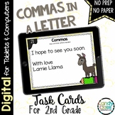 Commas in a Letter and Series Grammar 2nd Grade Google Sli