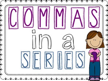 Preview of Commas in a Series