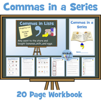 Preview of Commas in a Series / Commas in Lists