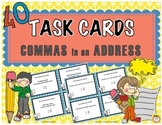 Commas in an Address Task Cards