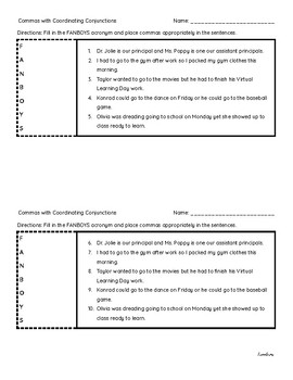 FANBOYS conjunctions and their commas - Worktalk